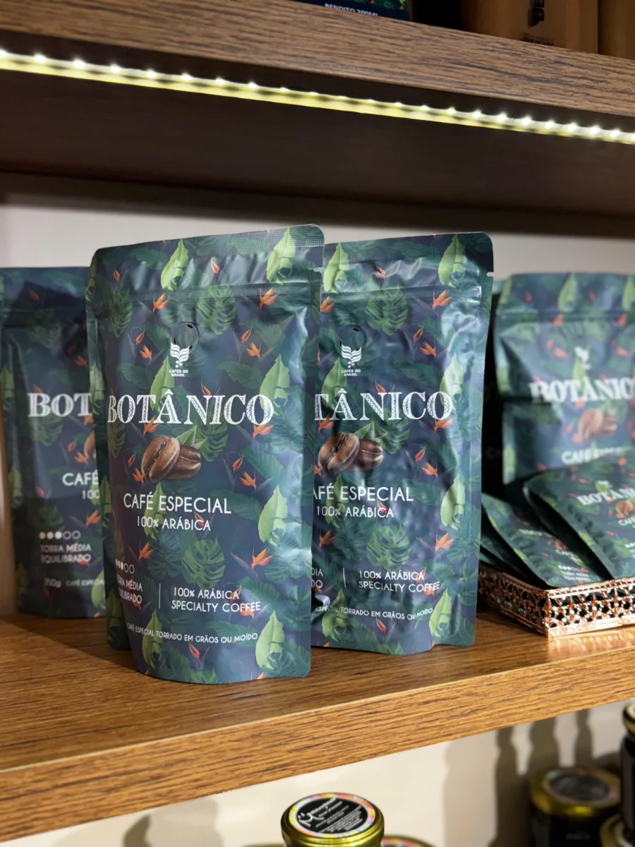 Café especial Botânico — moído e em grãos