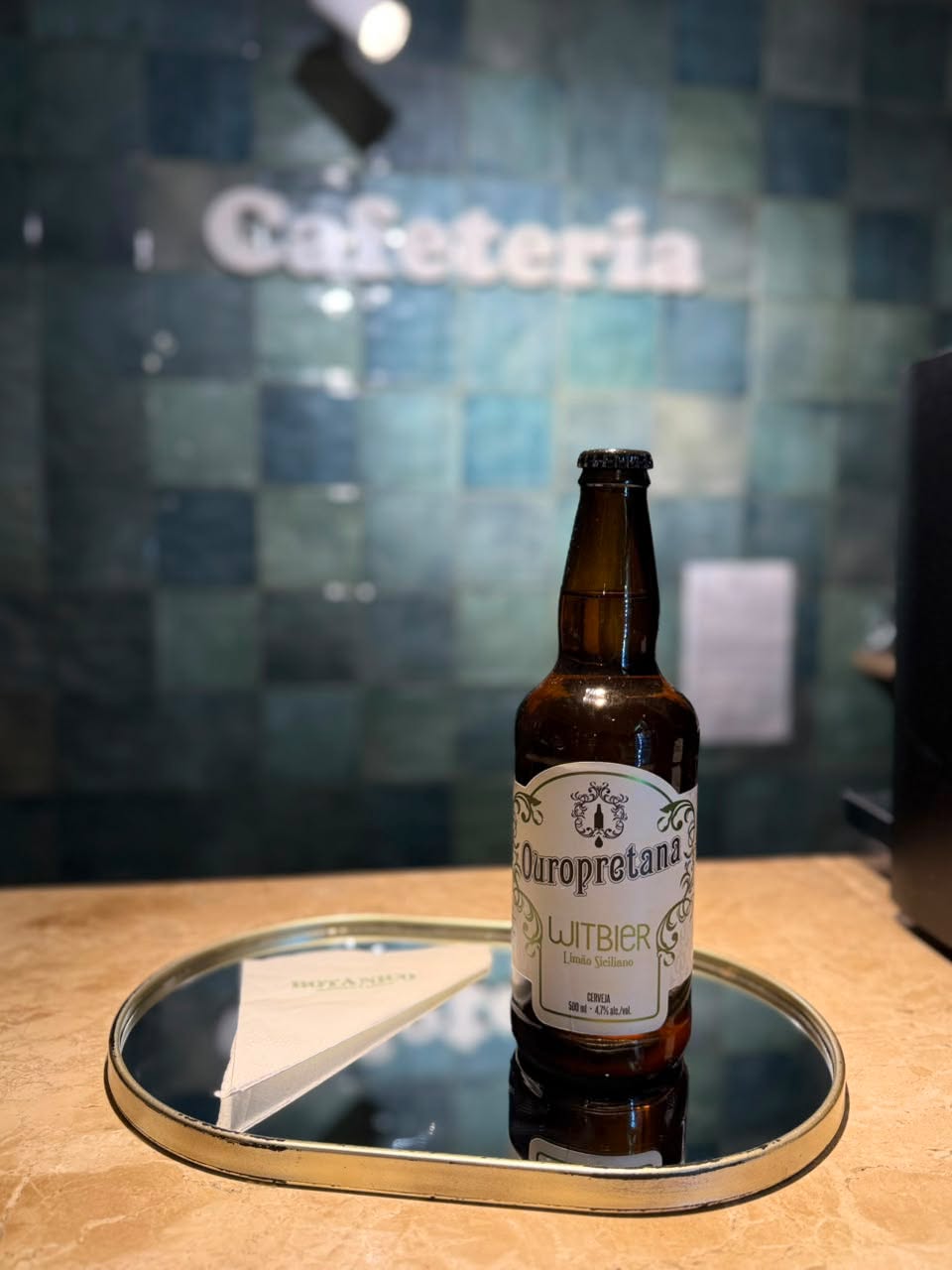 Cerveja Ouropretana — Witbier Limão Siciliano