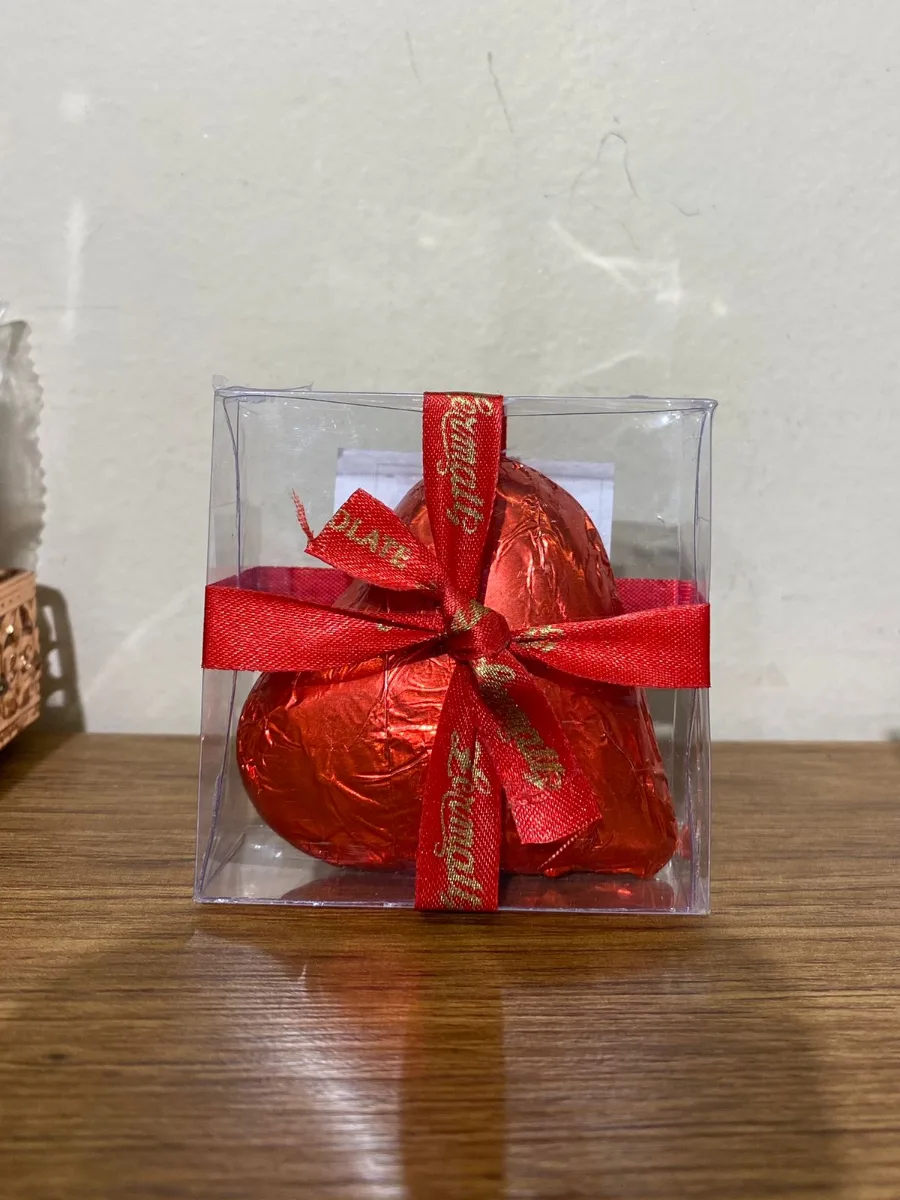 Coração recheado de brigadeiro