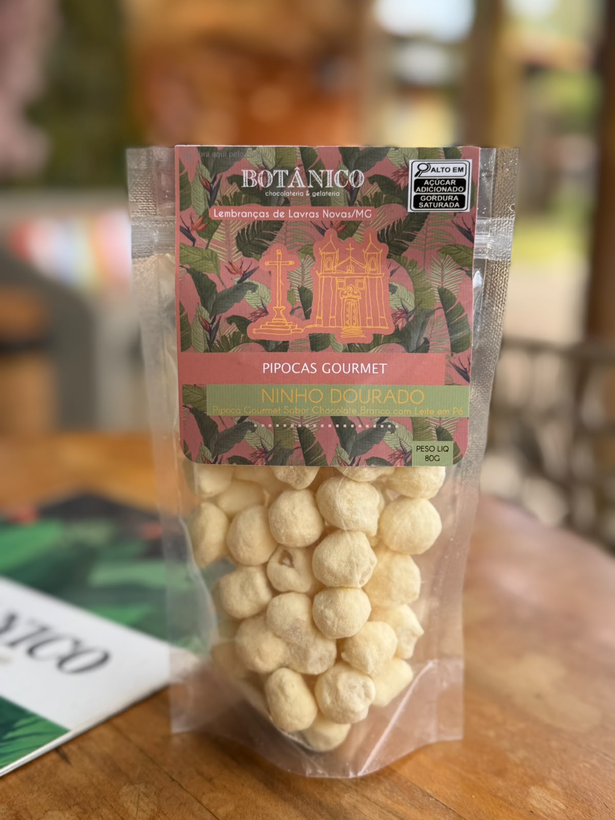 Pipoca gourmet — Ninho Dourado